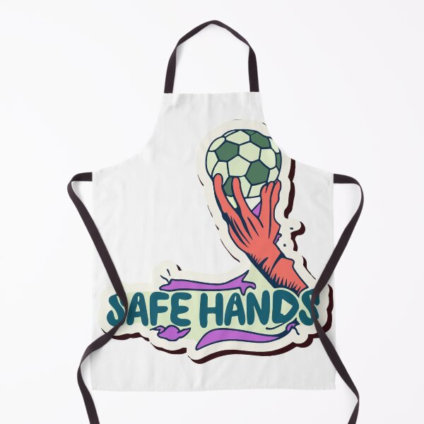 Item preview, Safe Hands - Goalie Catching Soccer Ball Art designed and sold by NiftyWrx.