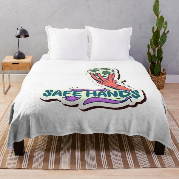 Item preview, Safe Hands - Goalie Catching Soccer Ball Art designed and sold by NiftyWrx.