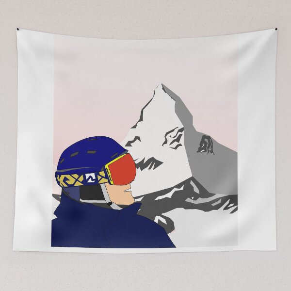 Item preview, Matterhorn Skier - Call of the Mountains designed and sold by chriswilson111.