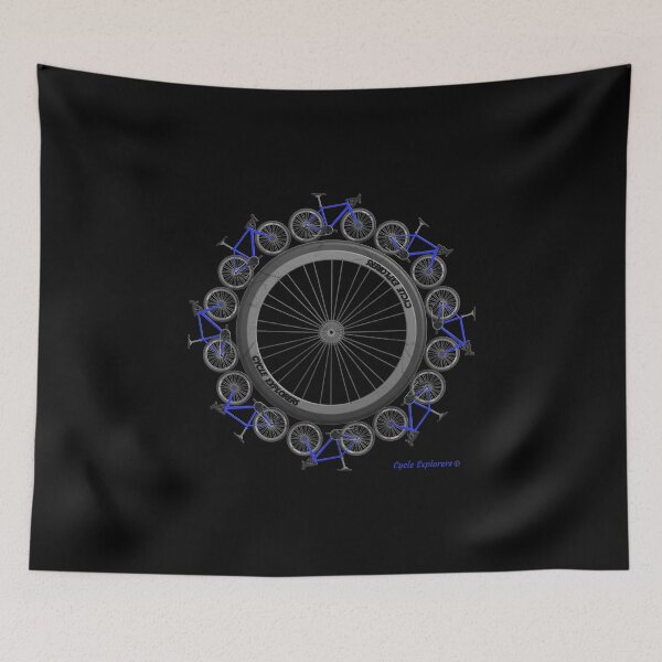 Item preview, Cycle Wheel Bicycle Blue designed and sold by cycleexplorers.
