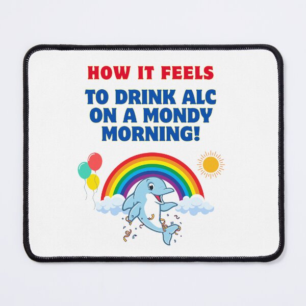 Item preview, How it feels to drink alc on a monday morning! designed and sold by ManuelMuse.