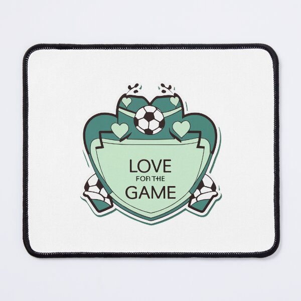Item preview, Love for the Game - Heart Football Formation designed and sold by NiftyWrx.