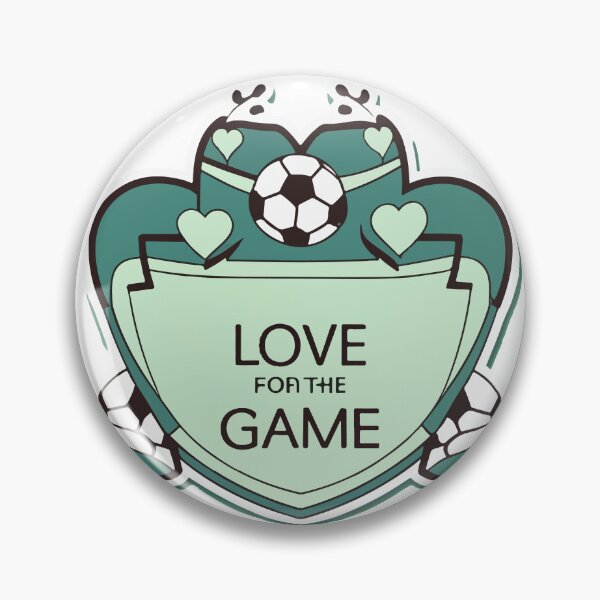 Item preview, Love for the Game - Heart Football Formation designed and sold by NiftyWrx.