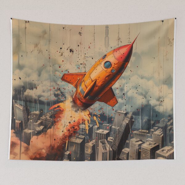 Item preview, little rocket escapes designed and sold by Rebelka.