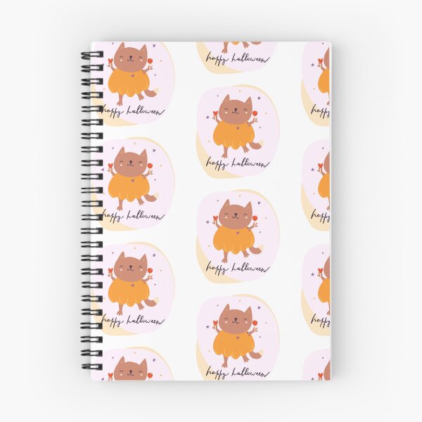 Item preview, "Happy Halloween: Cute Cat Greeting Card" designed and sold by hjian8219.