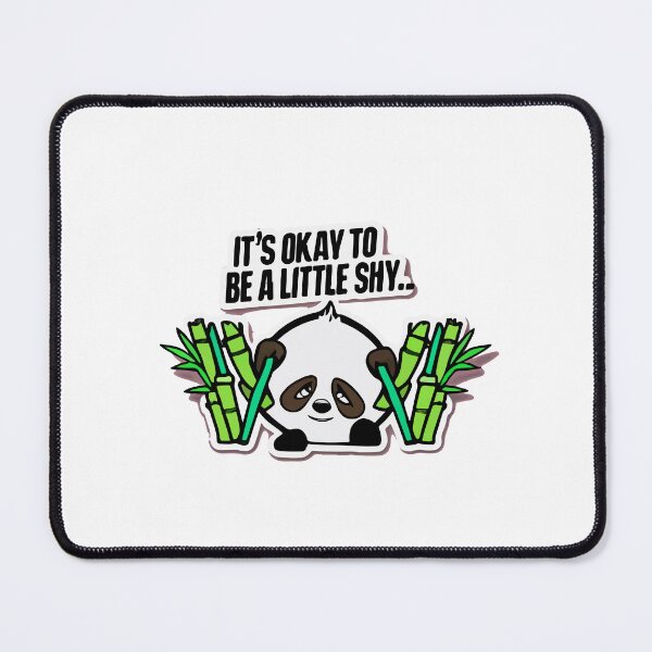 Item preview, Shy Panda Comic-Style Peek-a-Boo designed and sold by NiftyWrx.