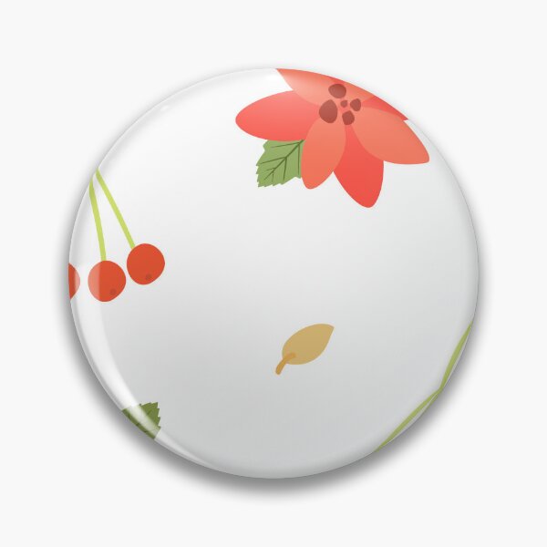 Item preview, Holiday Blooms: Christmas Flowers and Berries Seamless Pattern" designed and sold by hjian8219.