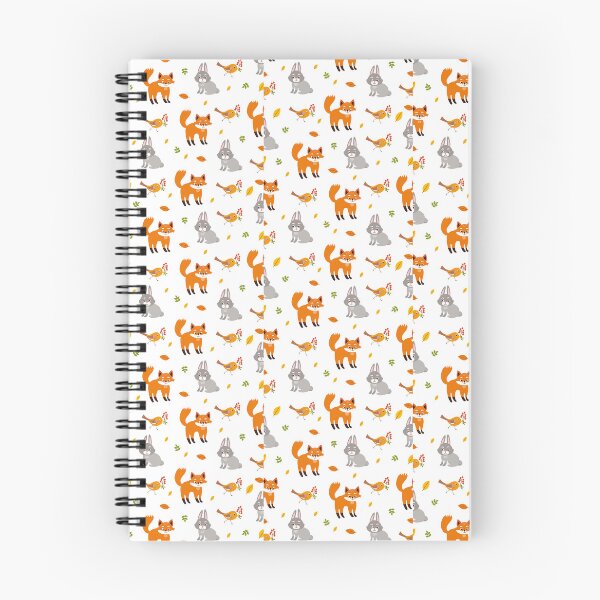 Item preview, Woodland Friends: Hare and Fox Seamless Pattern designed and sold by hjian8219.