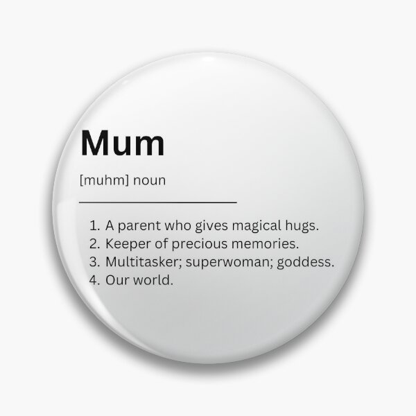 Item preview, Mum noun definition designed and sold by WuweiDG.