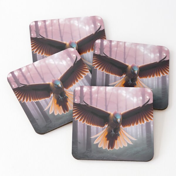 Item preview, Fantastic Bird of the Enchanted Forest Realm - Elves Design #2 designed and sold by Second Draft Visuals.