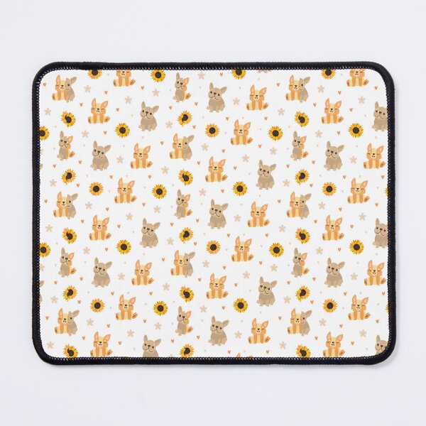 Item preview, Sunflower Paws: Dogs and Sunflowers Seamless Pattern" designed and sold by hjian8219.