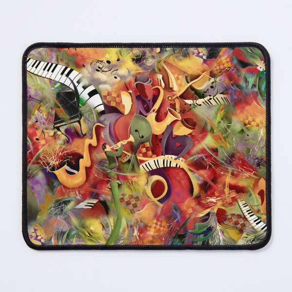 Item preview, Musicians Jazz Piano Trumpet Saxophone String Bass Abstract designed and sold by Juleez.
