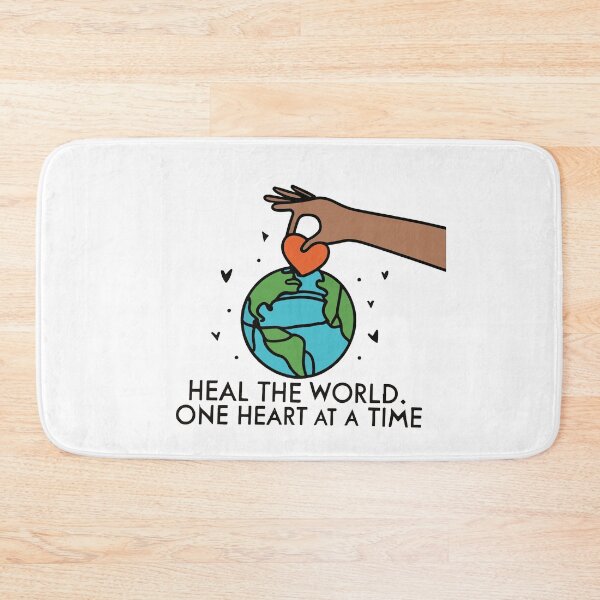 Item preview, Heal the World, One Heart at a Time - Global Unity Design designed and sold by NiftyWrx.