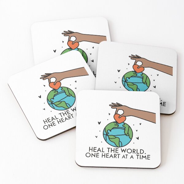 Item preview, Heal the World, One Heart at a Time - Global Unity Design designed and sold by NiftyWrx.