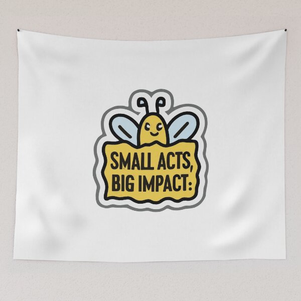 Item preview, Bee and Honeycomb - Small Acts, Big Impact designed and sold by NiftyWrx.