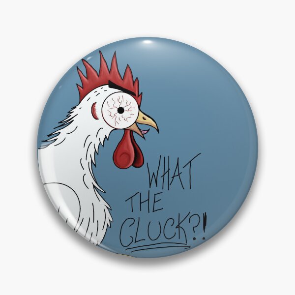 Item preview, What the Cluck!? (T-shirt design for light background) designed and sold by HenosaurusPecks.