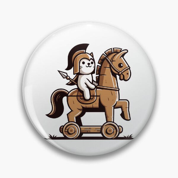 Item preview, Cat Ride Trojan Horse designed and sold by Designowner.