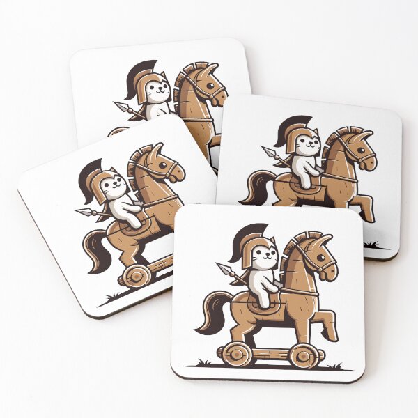 Item preview, Cat Ride Trojan Horse designed and sold by Designowner.