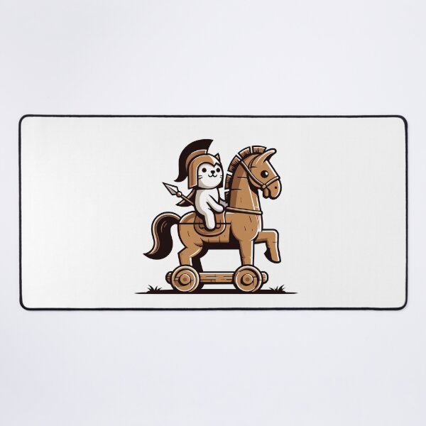 Item preview, Cat Ride Trojan Horse designed and sold by Designowner.