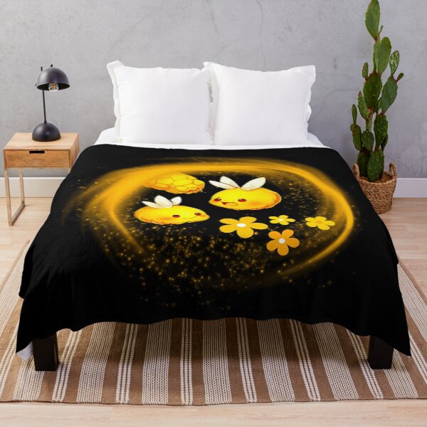 Item preview, Cute Honey Moon Bee Collecting Pollen designed and sold by SassyArtistry.