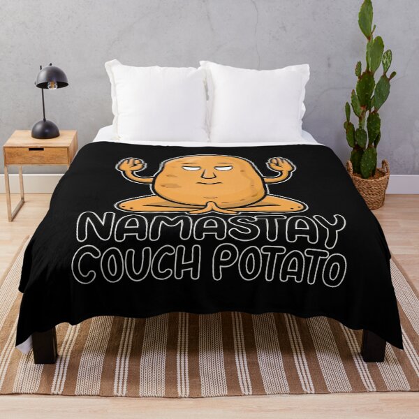 Item preview, Namastay Couch Potato Funny T-Shirt designed and sold by Witty Shirts.