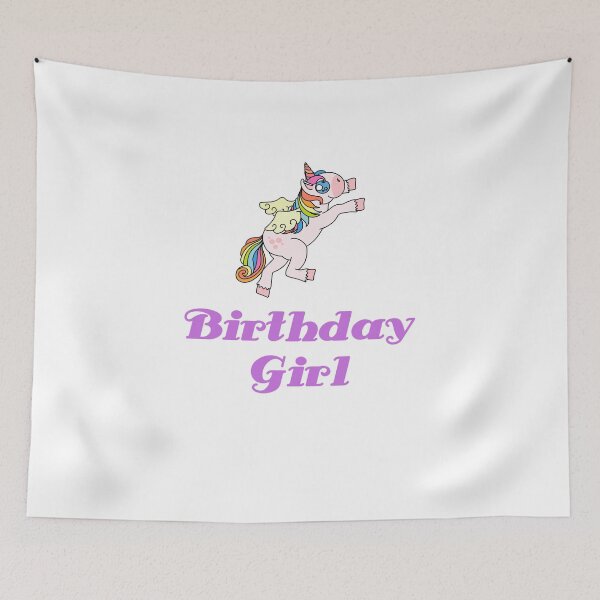 Item preview, Awesome Unicorn Birthday Girl Design #13 designed and sold by 198tees.