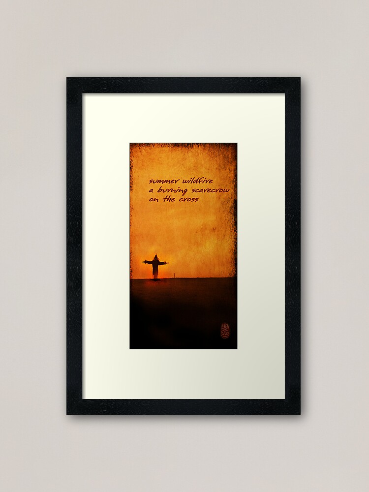 Alternate view of Wildfire Framed Art Print