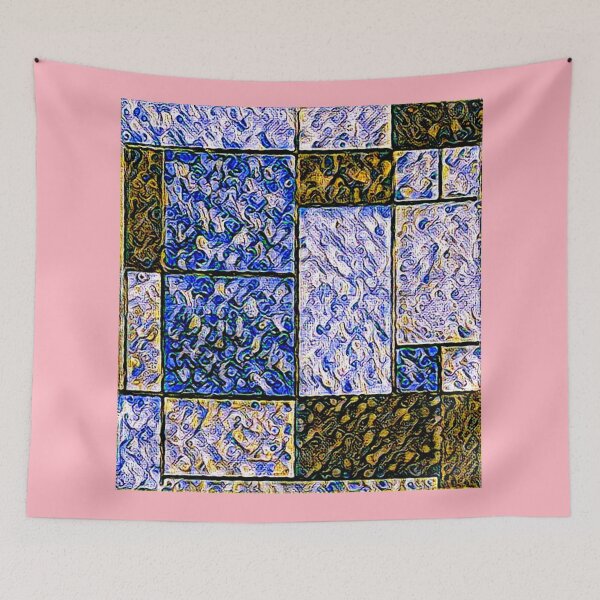 Item preview, "Mondriana VIII", a postmodernist reconstruction of a Mondrian. designed and sold by thalasson.