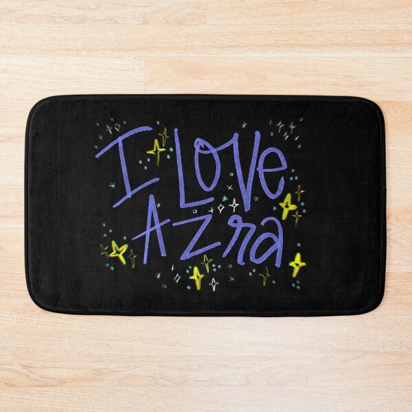 Item preview, I LOVE AZRA NAME PURPLE designed and sold by GIVENGRACE.ART.