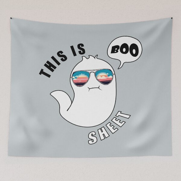 Item preview, Cute Boo Sheet designed and sold by LicencaPoetica.