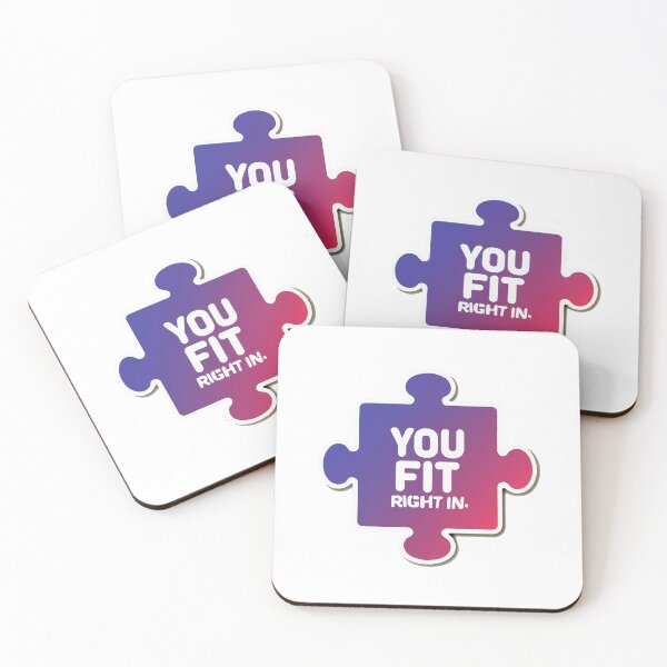 Item preview, You Fit Right In - Puzzle Piece Inclusion Design designed and sold by NiftyWrx.