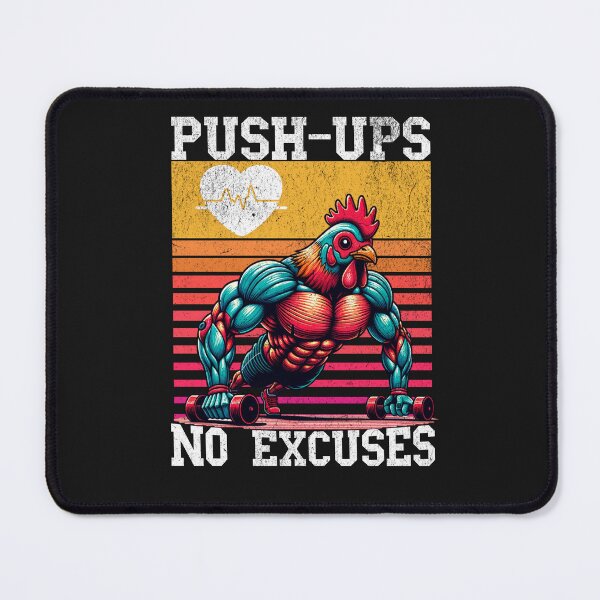 Item preview, Push-ups no excuses designed and sold by Belarte.shop.