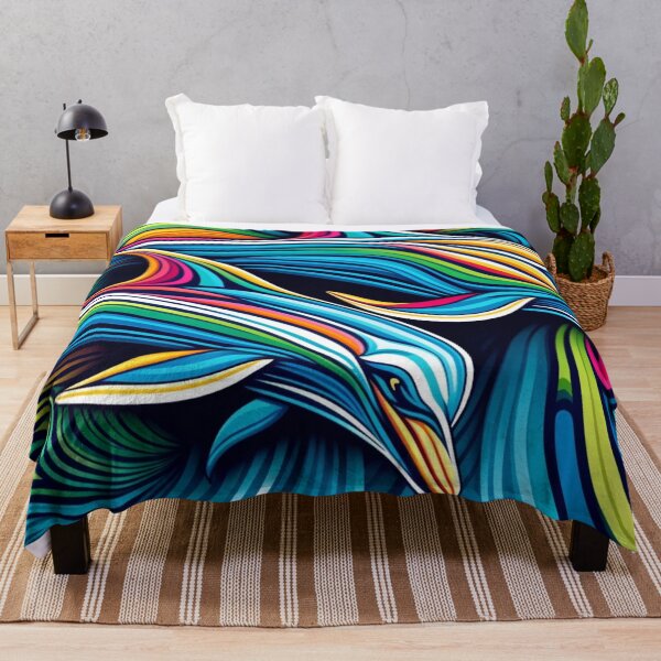 Item preview, Colorful Dolphin Optical Illusion designed and sold by ArtemisDesignAI.