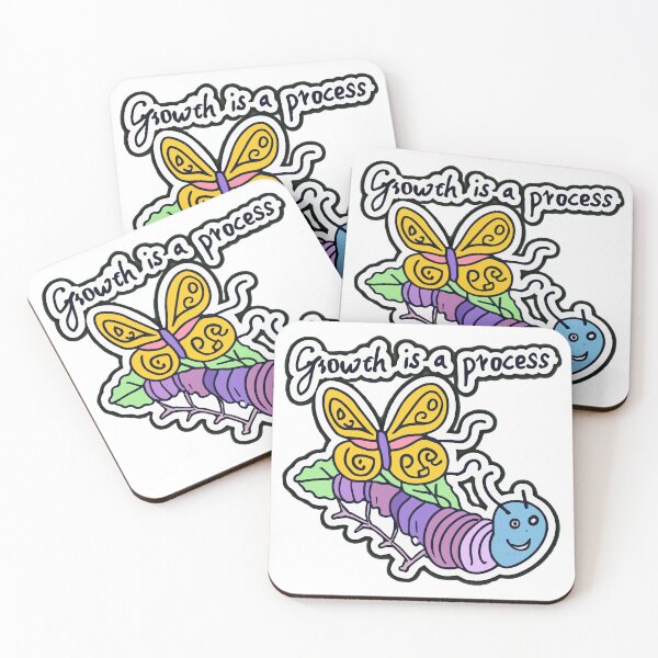 Item preview, Growth is a Process - Caterpillar to Butterfly Sketch designed and sold by NiftyWrx.