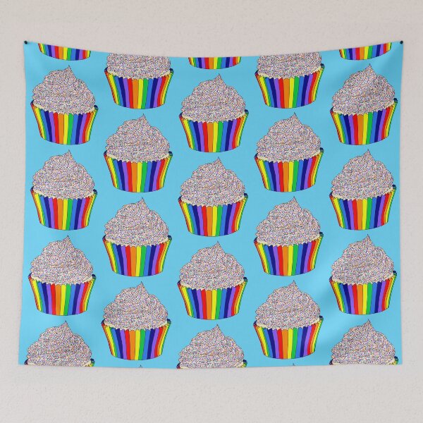 Item preview, Vanilla Cupcake with Rainbow Sprinkles designed and sold by Deborah Camp.