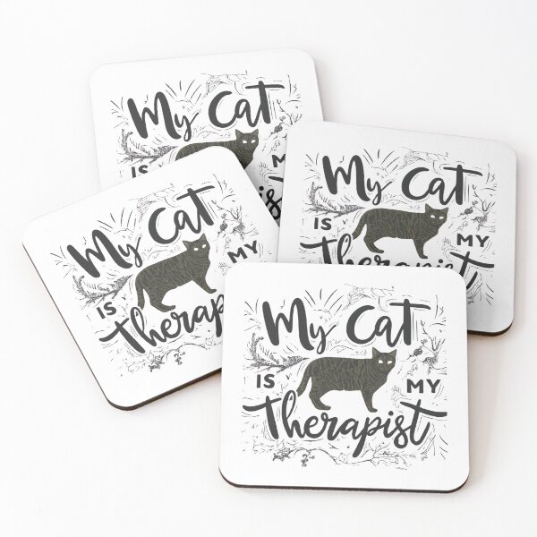 Item preview, My Cat is My Therapist designed and sold by Buyfastcart.