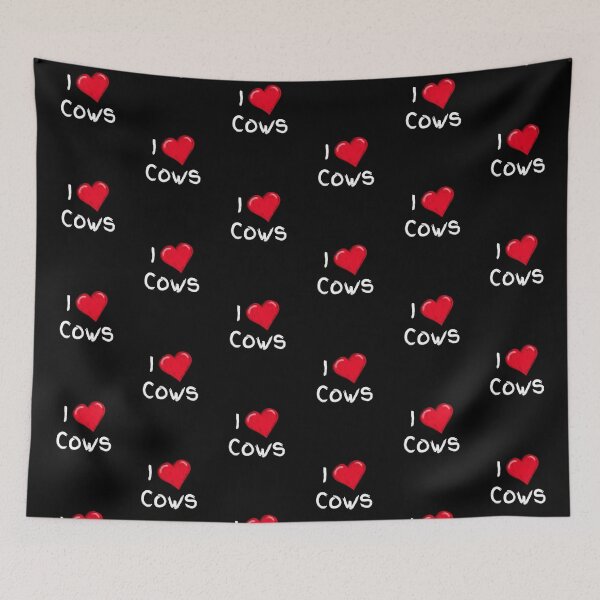 Item preview, I Love Cow Collection (white writing) designed and sold by Kaylews_Designs.