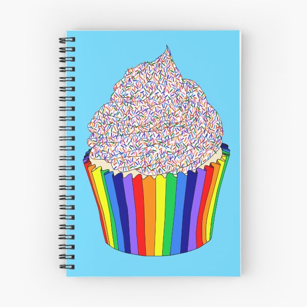 Artikelvorschau, Vanille-Cupcake mit Regenbogenstreuseln entworfen und verkauft von Deborah Camp.