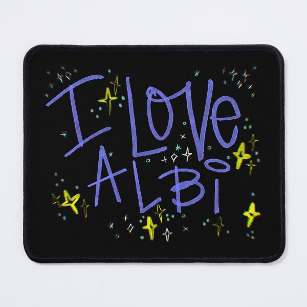 Item preview, I LOVE ALBI NAME PURPLE designed and sold by GIVENGRACE.ART.