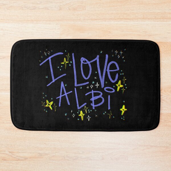Item preview, I LOVE ALBI NAME PURPLE designed and sold by GIVENGRACE.ART.