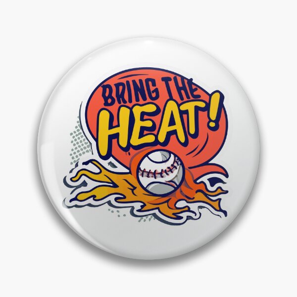 Item preview, Cartoon Fiery Fastball - Bring the Heat designed and sold by NiftyWrx.