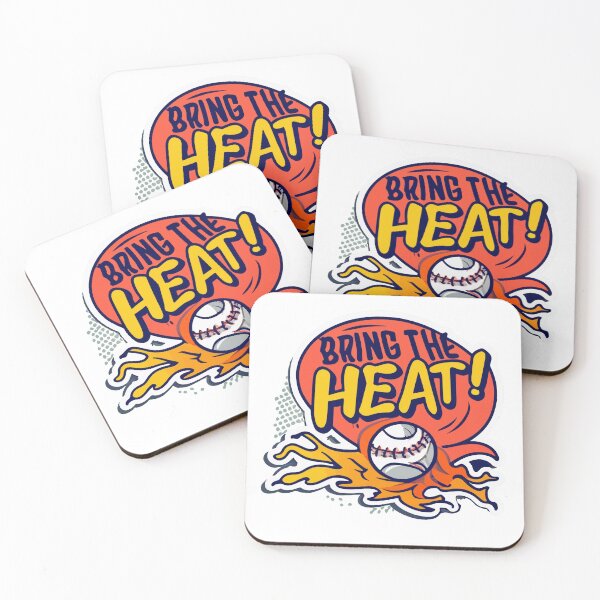 Item preview, Cartoon Fiery Fastball - Bring the Heat designed and sold by NiftyWrx.