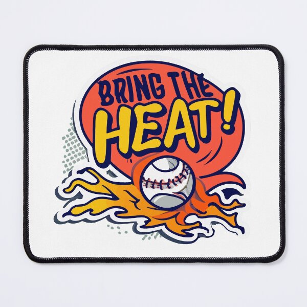 Item preview, Cartoon Fiery Fastball - Bring the Heat designed and sold by NiftyWrx.