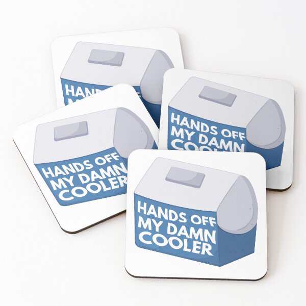 Item preview, Hands Off My Damn Cooler Blue Cooler designed and sold by Idontwannaknow.