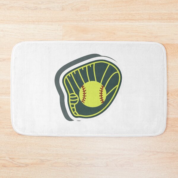 Item preview, Minimalist Catcher's Mitt and Softball Design designed and sold by NiftyWrx.