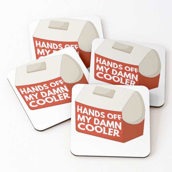 Item preview,  Hands Off My Damn Cooler Red Cooler designed and sold by Idontwannaknow.