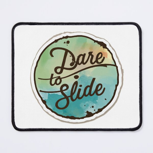 Item preview, Dare to Slide - Inspirational Softball Watercolor Art designed and sold by NiftyWrx.