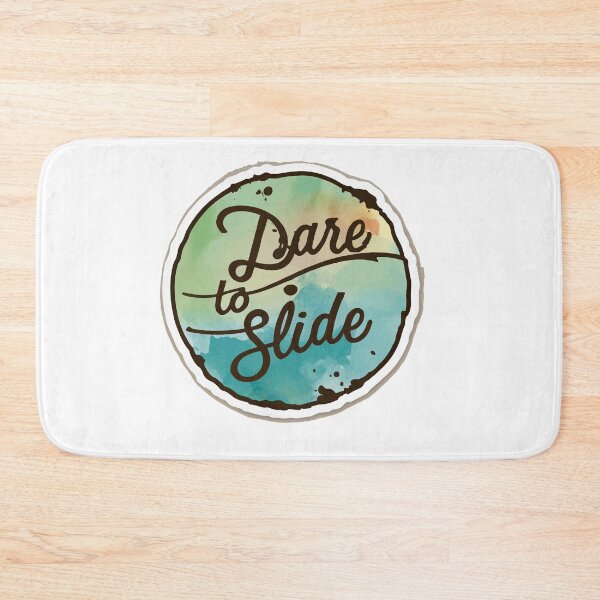 Item preview, Dare to Slide - Inspirational Softball Watercolor Art designed and sold by NiftyWrx.