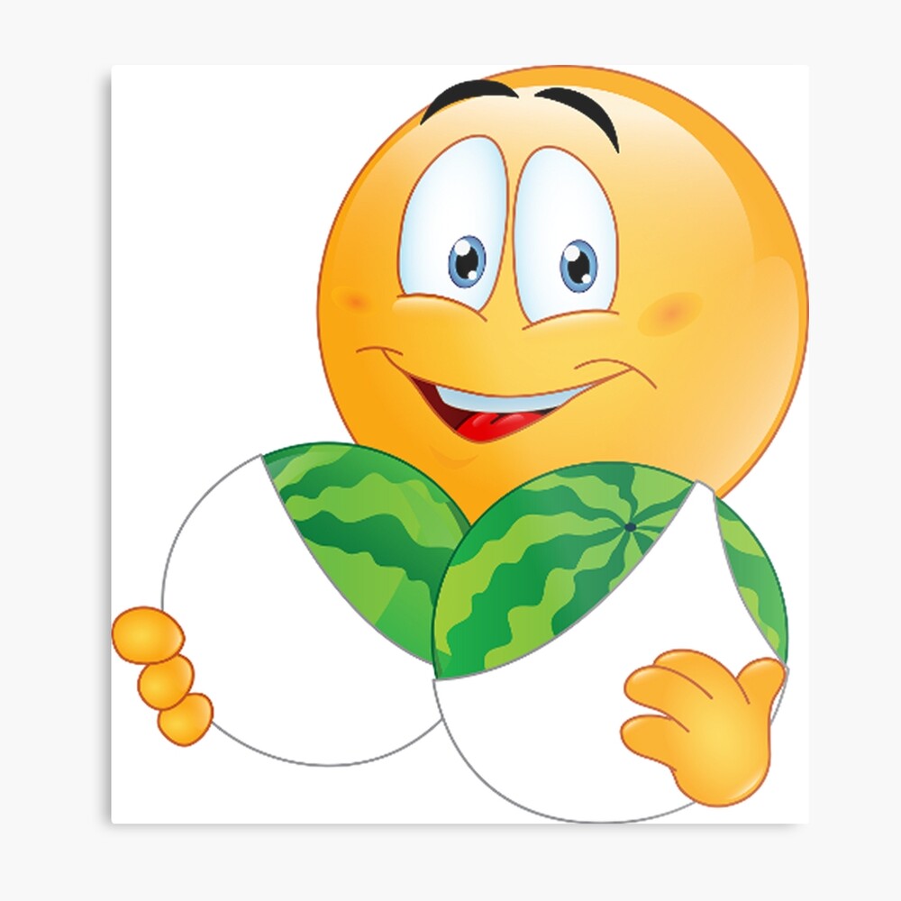 Funny Big Melons Emoji