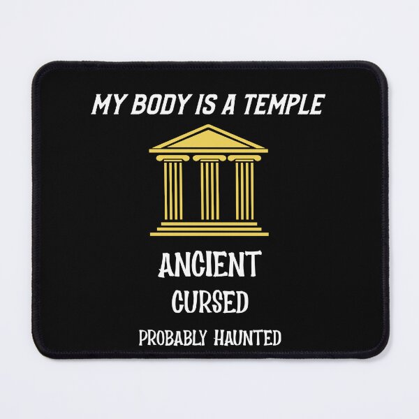 Item preview, My Body is a Temple designed and sold by DesignsbyDugar.